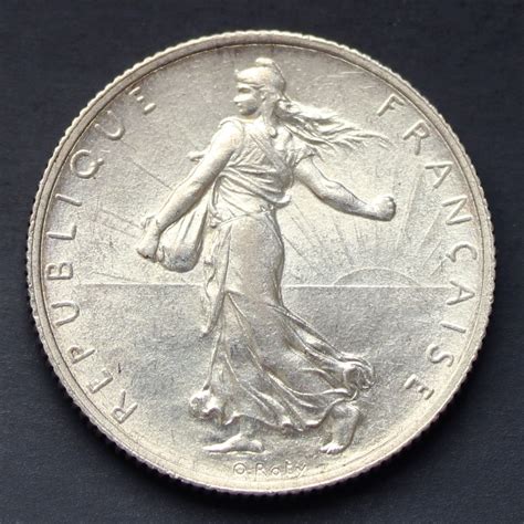 Nous vous proposons tout au long de l'année des monnaies françaises, billets , jetons touristiques et cartes postales. 2 Francs Argent Semeuse 1916 Pièce de Monnaie de ...