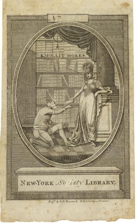 New York Society Library Book Making Ex Libris Book Plates