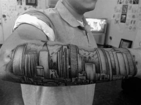 New york tattoo see tattoo city tattoo body art tattoos sleeve tattoos tatoos watercolour tattoos watercolor art aquarell tattoos. 30 Los Angeles Skyline Tattoo Designs For Men - Southern ...