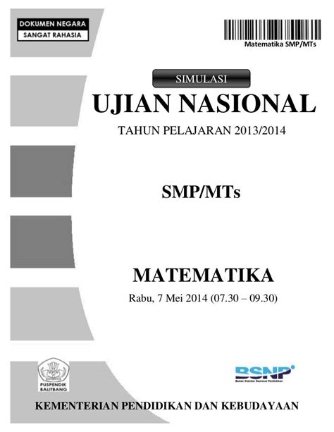 Contoh Berita Acara Pengambilan Soal Ujian Nasional Sd