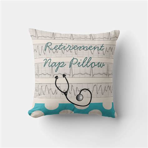 Retired Medical Nap Pillow Zazzle