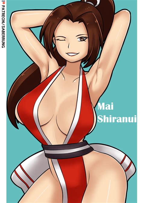 Mai Shiranui By Saberrung Hentai Foundry