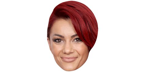 Dianne Buswell Red Hair Celebrity Mask Celebrity Cutouts