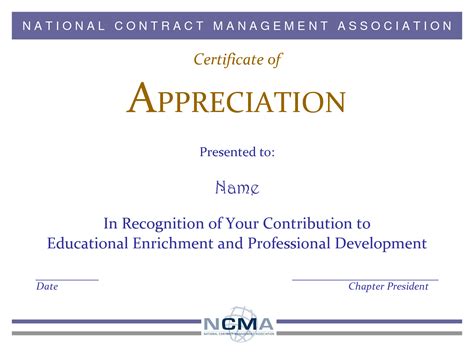 Formal Certificate Of Appreciation Template Formal Certificate Of Appreciation Template Formal