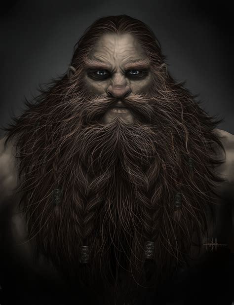 Fantasy Dwarf Fantasy Concept Art Character Art