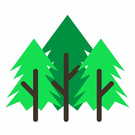 Forestry Forrest Pine Spikes Tree Trees Icon Download On Iconfinder