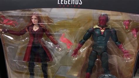 The vision is a fictional superhero appearing in american comic books published by marvel comics. Marvel Legends Avengers Infinity War Vision and Scarlet ...