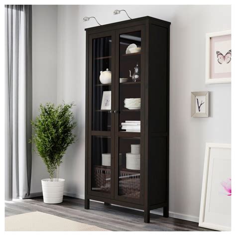 Ne ratez pas nos vitrines, parfaites pour mettre en valeur votre collection. Soldes Ikea Maroc Vitrine HEMNES noir-brun 2695Dhs au lieu ...