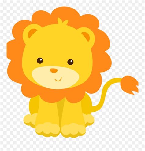 Download Hd Cartoon Lion Clipart Lion Clipart Cute Borders Vectors Transparent Background Baby