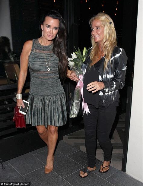Kyle Richards Dines Out With Sister Kim On Her Birthday Following