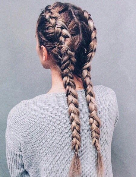 You can create your own classic, fun and chic hairstyle. hair, long, plaits - image #4130830 by marine21 on Favim.com