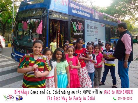 HOHO Bus - The Best Way to Celebrate Birthday Party in Delhi Images
