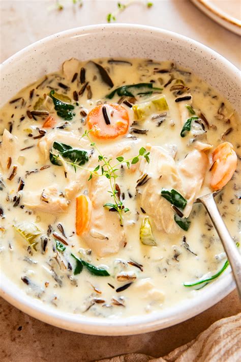 Creamy Chicken And Wild Rice Soup Recipe