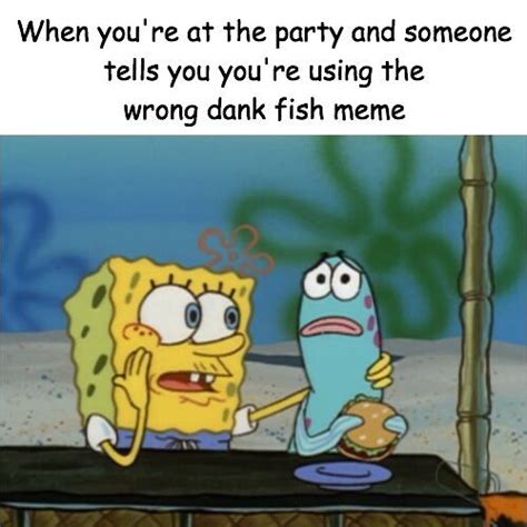 Meme Spongebob Fish