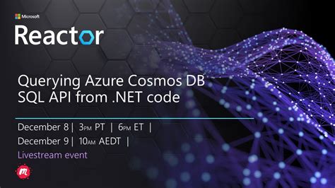Querying Azure Cosmos DB SQL API From NET Code YouTube