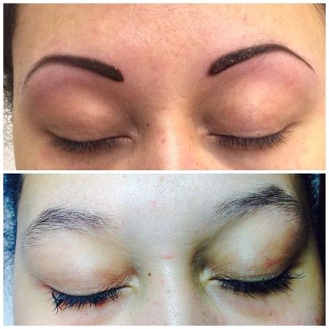 Eyebrows tattooed lighter colors such as blonde will tend to fade faster than brunette colors. Eyebrow Tattoos | Matching Tattoo Ideas - Part 4 | Eyebrow ...