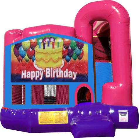 Happy Birthday Cake 4n1 Bounce House Combo And Party Rental Lafayette La