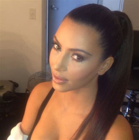 Pin By Marwa Hughes On Makeup Kim Kardashian Makeup Contouring Human Hair Extensions Kim