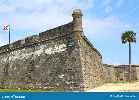 Castillo De San Marcos In St Augustine Florida Stock Photo Image Of
