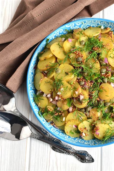 Southern style mustard potato salad recipe. Mediterranean-Style Mustard Potato Salad Recipe - Cook.me ...