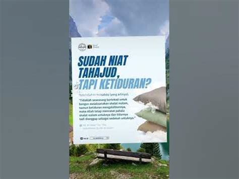 sudah niat tahajud, tapi ketiduran? #kajian #ilmuagama #kajianislam #