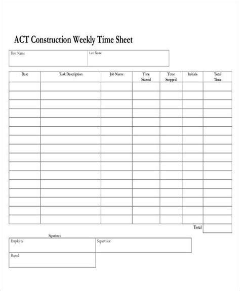 challenger printable weekly time sheets mitchell blog