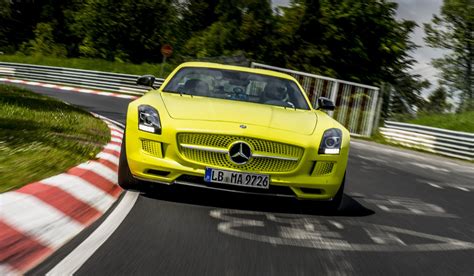 Mercedes Benz Sls Amg Electric Drive Breaks Nurburgring Ev Record