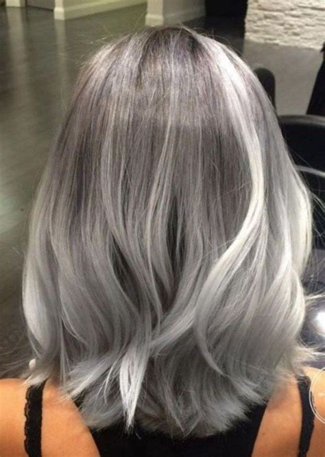 Cool Grey Hair Ideas For 2019 That Look Futuristic 41 Silver Grey