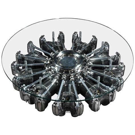 The check casher is there metro pcs, breakfast sandwhichs, slushies, coffee, pastries, lottery, some quarter game, lunch stuff.shit i don't know what else they could possibly put in there but im sure they will think of something. Radial Aircraft Engine Coffee Table For Sale at 1stdibs ...