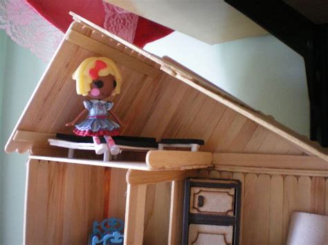 Find the perfect popsicle stick house stock photos and editorial news pictures from getty images. The Stick Cabin - popsicle stick dollhouse for ...