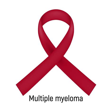 Cancer Ribbon Multiple Myeloma Vector Illustration 22538545 Vector