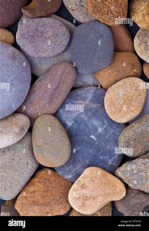 Colorful River Rocks In Close Up Stock Photo Alamy