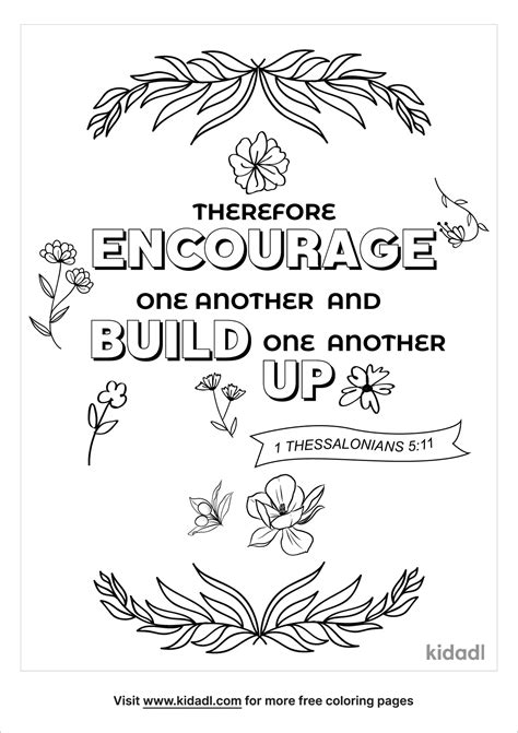 1 Thessalonians 518 Coloring Page