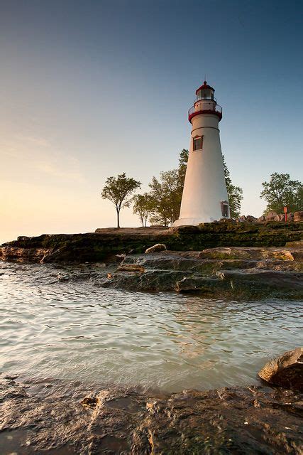Dawn At The Shore Marblehead Lighthouse Lighthouse Photos