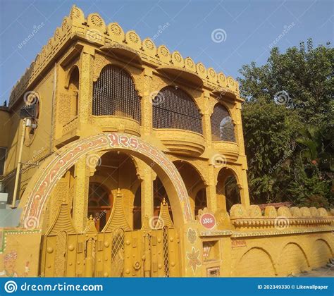 Old Palace Indian Stock Photo Image Of Facade Monastery 202349330