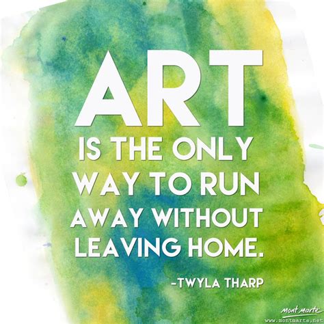 Art Quote by Twyla Tharp www.montmarte.net | Creativity quotes, Artist 