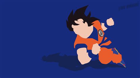 Goku Minimalist Wallpapers Top Free Goku Minimalist Backgrounds