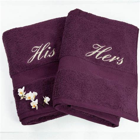 It is very not safe for work, but why are you working in the shower? Personalised Bath Towel Set For Couples By Duncan Stewart ...