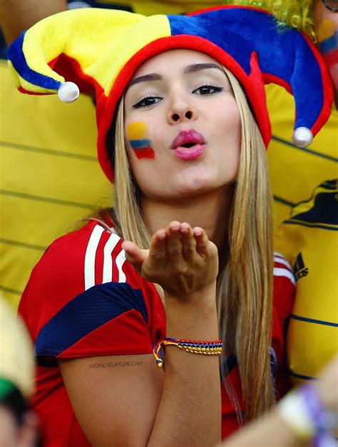 Colombian Girls At World Cup 2014 Pictures World Cup Girls Колумбийские женщины Футбольные