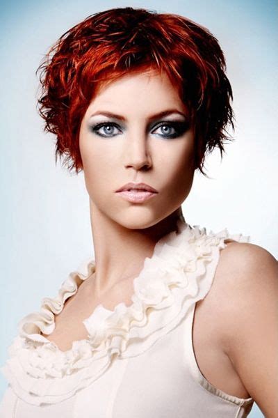 Short Cropped Red Hair