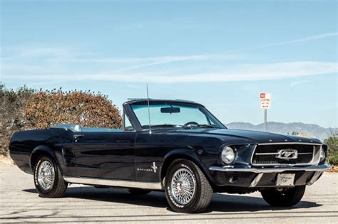 For Sale 1967 Ford Mustang Convertible Nightmist Blue 289ci V8 4