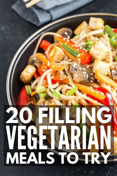 Plant Based Protein: 20 High Protein Vegetarian Meals to ...