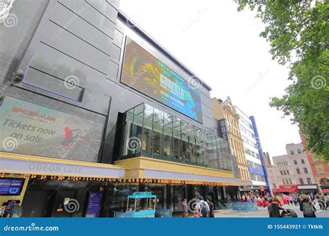 odeon movie cinema london uk editorial photo image of entertainment cityscape 155443921