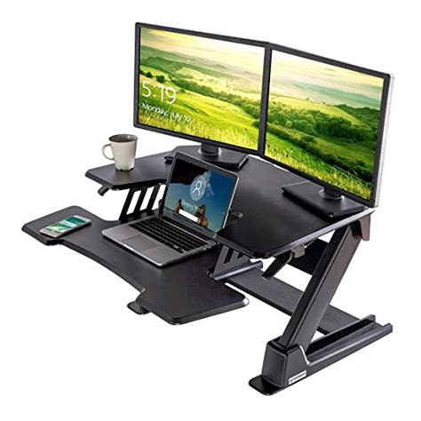 Eureka Ergonomic V2 Sit To Stand Desk Converter 36 Height Adjustable