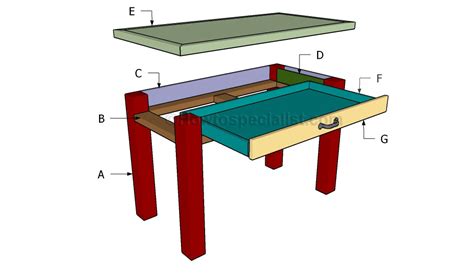 Diy Desk Plans Howtospecialist How To Build Step By Step Diy Plans