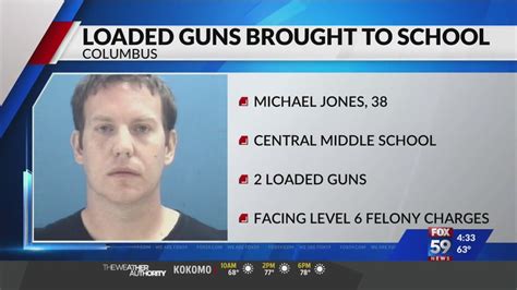 Man Arrested For Having Loaded Guns On Columbus Middle School Property