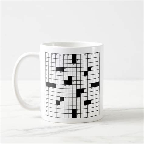 Worksheet header please check your puzzle carefully to make sure all of your words are there. Crossword Puzzle Grid Mug | Zazzle.com