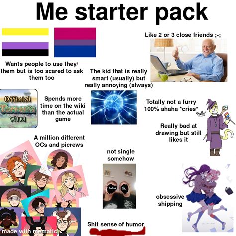 Posting This Here As Well Because It S Literally 1984 In R Bisexualteens Enjoy My Starter Pack