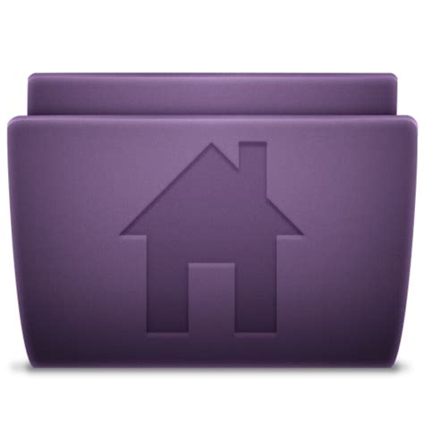Purple Home Icon Classic Folders Icons 20