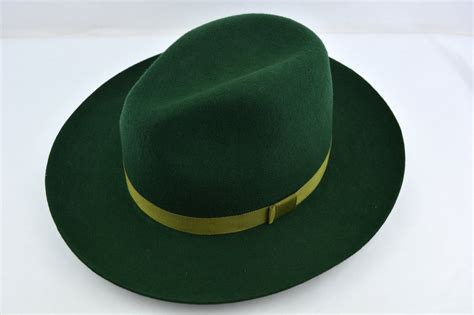 Fedora The Mossman Forest Green Wide Brim Hat Men Fedora Etsy